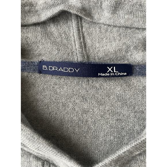 B. Draddy The Finnooch Hoodie Mens XL Merino Wool Sweater - Picture 4 of 7